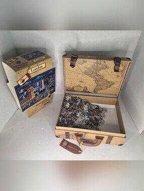 Master Pieces 1000 Piece Puzzle London in Box w/Cover and Tag #45113